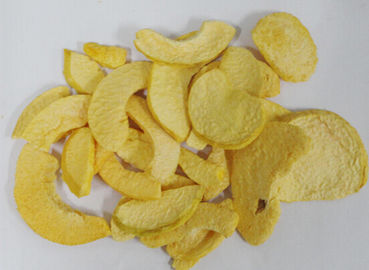 Низко- жирное замораживание - высушенный плод, желтеет высушенные обломоки персика 0.3-0.5% лимонных кислоты