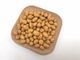 Пряная пшеничная мука покрыла степень детализации арахисов точную выбранную свободно от жарить