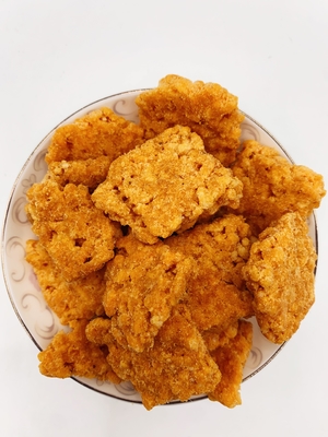 Соленый яичный желток Сушеный мясный ниток Клейкий рисовый крекер Смесь богатый и мягкий аромат Хрустящий рис Жареный рис Коркас Гуоба