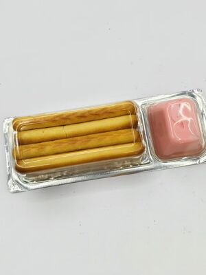 Криссы из клубники с настоящим клубничным пюре и обогащенными кальцием без ГМО детские обеденные угощения