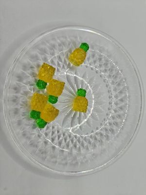 Сделано 3D пробиотических жевательных конфет со вкусом ананаса для оригинального индивидуального вкуса