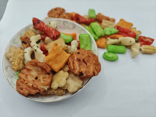 Оригинальные рисовые крекеры с различными вкусами, смешанные, оптовая упаковка с масляными ингредиентами