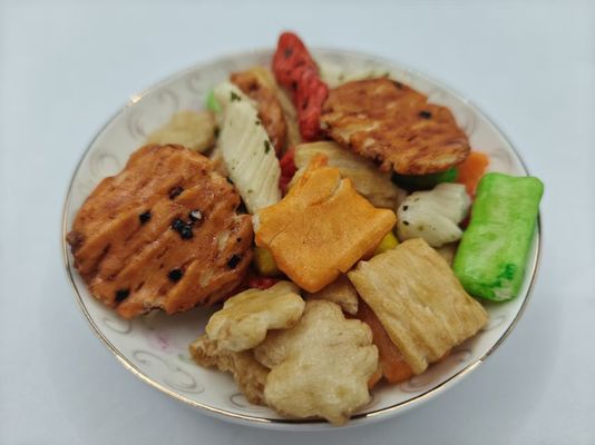 Оригинальные рисовые крекеры с различными вкусами, смешанные, оптовая упаковка с масляными ингредиентами