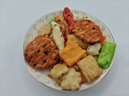 Оригинальные рисовые крекеры с различными вкусами, смешанные, оптовая упаковка с масляными ингредиентами