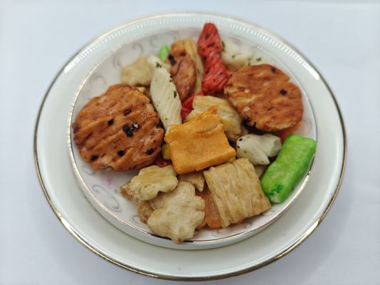 Оригинальные рисовые крекеры с различными вкусами, смешанные, оптовая упаковка с масляными ингредиентами