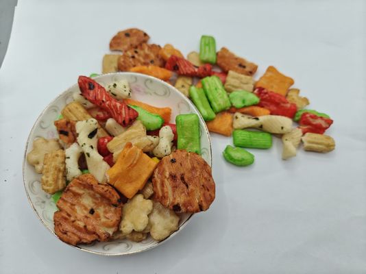 Оригинальные рисовые крекеры с различными вкусами, смешанные, оптовая упаковка с масляными ингредиентами