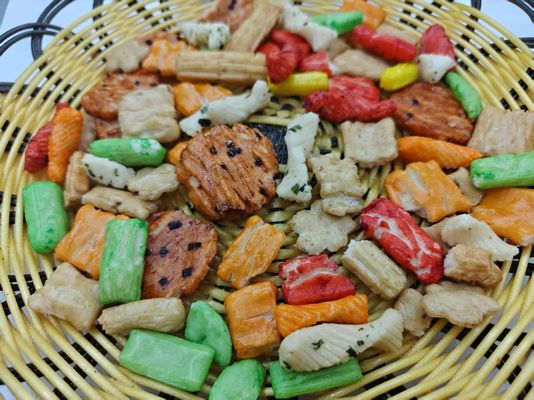 Оригинальные рисовые крекеры с различными вкусами, смешанные, оптовая упаковка с масляными ингредиентами