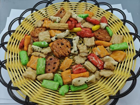 Оригинальные рисовые крекеры с различными вкусами, смешанные, оптовая упаковка с масляными ингредиентами