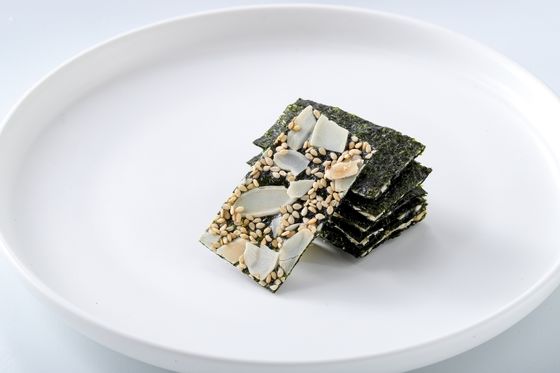 Наполненные морские водоросли 4 вкусовые комбинации Самые вкусные закуски Веганские Безглютеновые Океанические питательные вещества