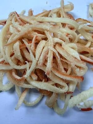 Соленые полоски кальмаров