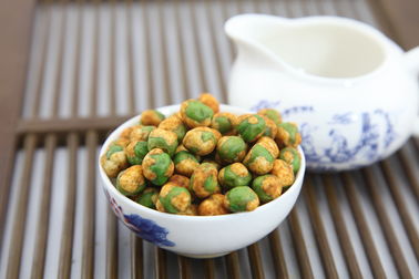 Оптовый вкус Hot&Spicy Vegan зажарил покрытые закуски зеленых горохов хрустящие