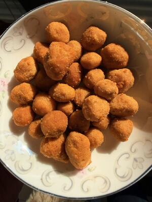 Вкусная арахисовая закуска в глазури со вкусом соленого яичного желтка и острым вкусом для оптовых поставок