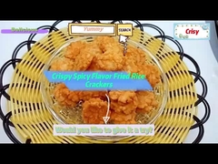 Хрустящий пряный вкус Жареные рисовые крекеры закуски