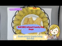 Смелые хрустящие рисовые ломтики на гриле для любителей вкусных закусок